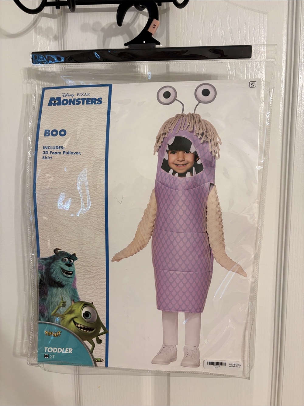 Monsters Inc Boo 2T Toddler Halloween Costume